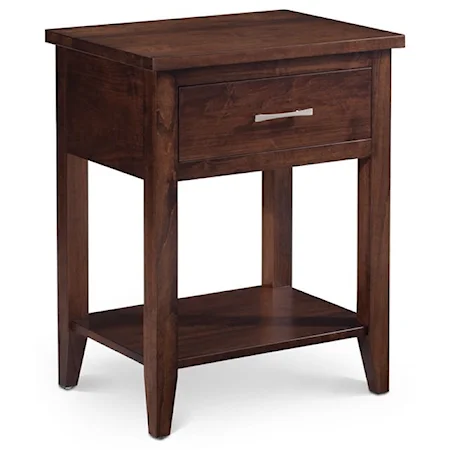 1 Drawer Nightstand Table